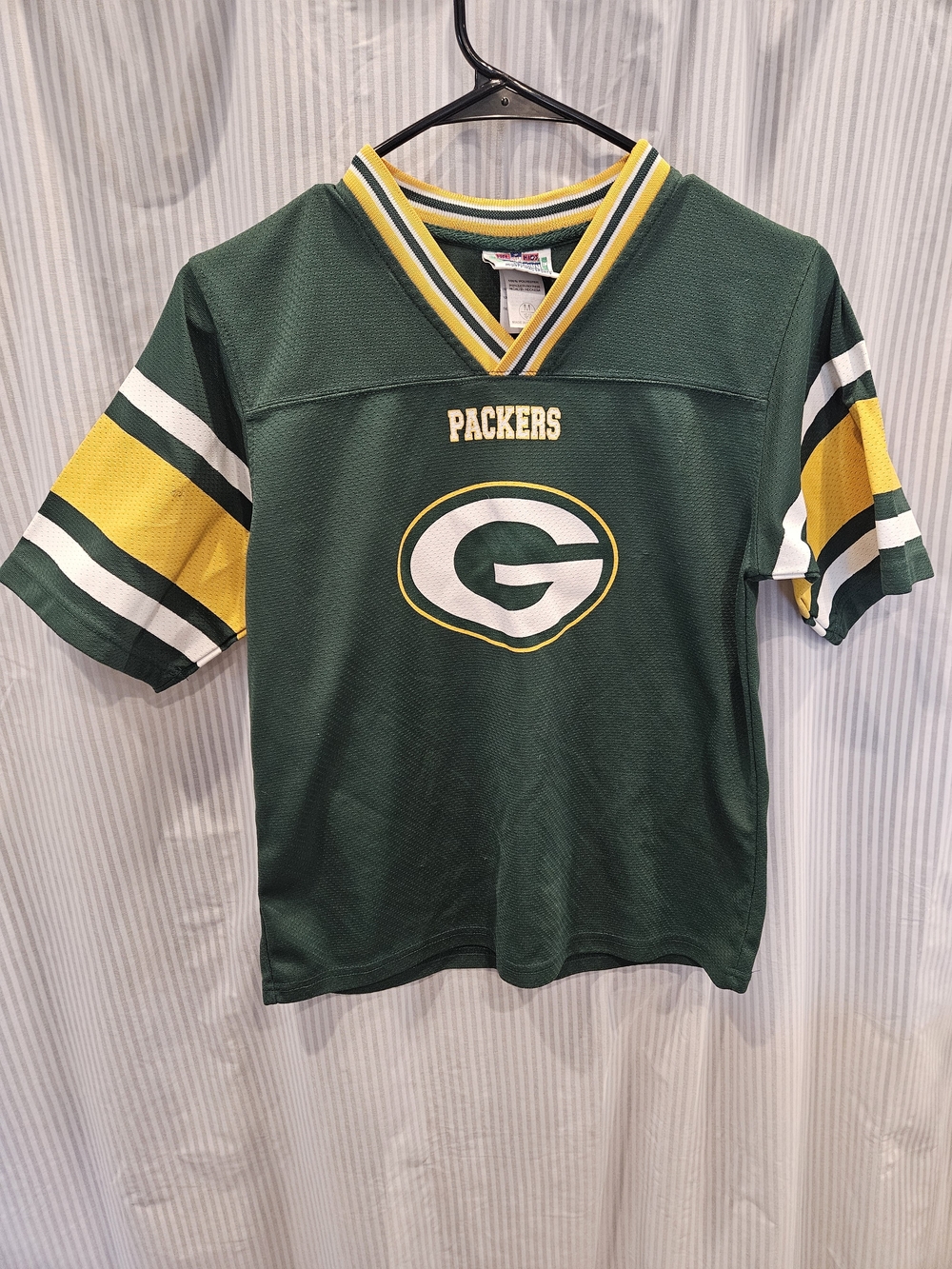 Green Bay Packers Jersey Youth M Blank Touch Down Club Vintage Retro Collector's